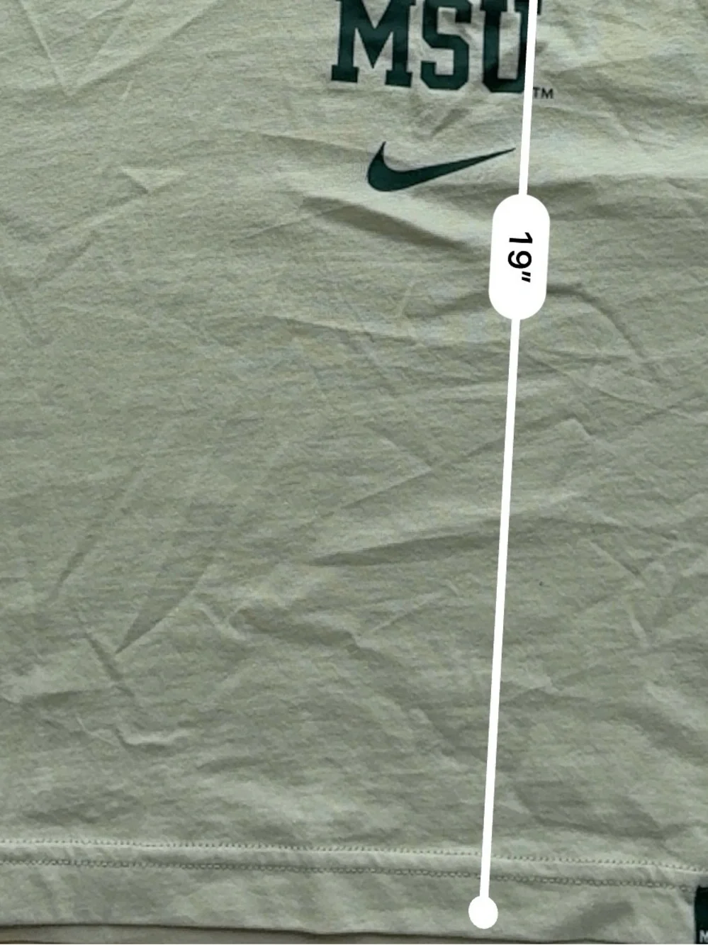 Nike Women's S Michigan State Spartans Rattan Jr Varsity Long Sleeve T-Shirt